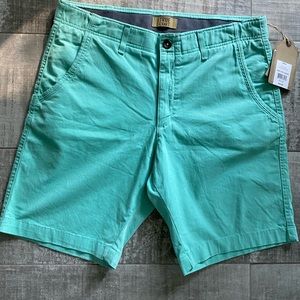 NWT True Craft flex men’s size‎ 34W X 9 Aqua Mint shorts Southern Design